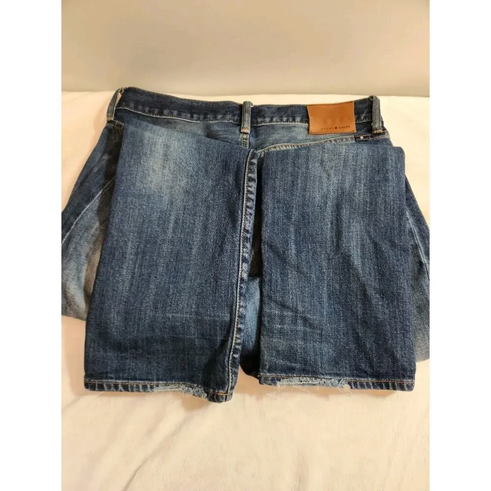 Lucky Brand 410 Athletic Jeans Mens (31 X 29 Actual) 30 X 30 Blue Whiskers